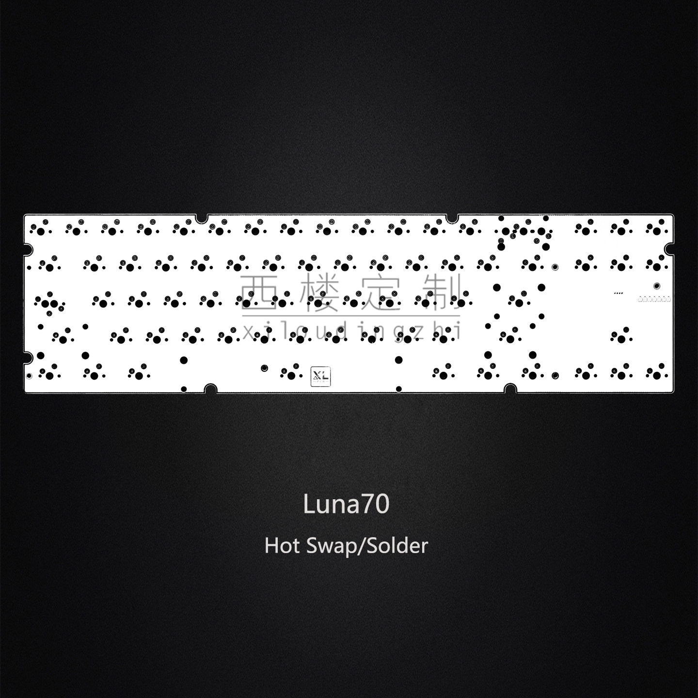 Hot Swap Pcb - 1,6 mm no flexcut hotswap-printplaat voor