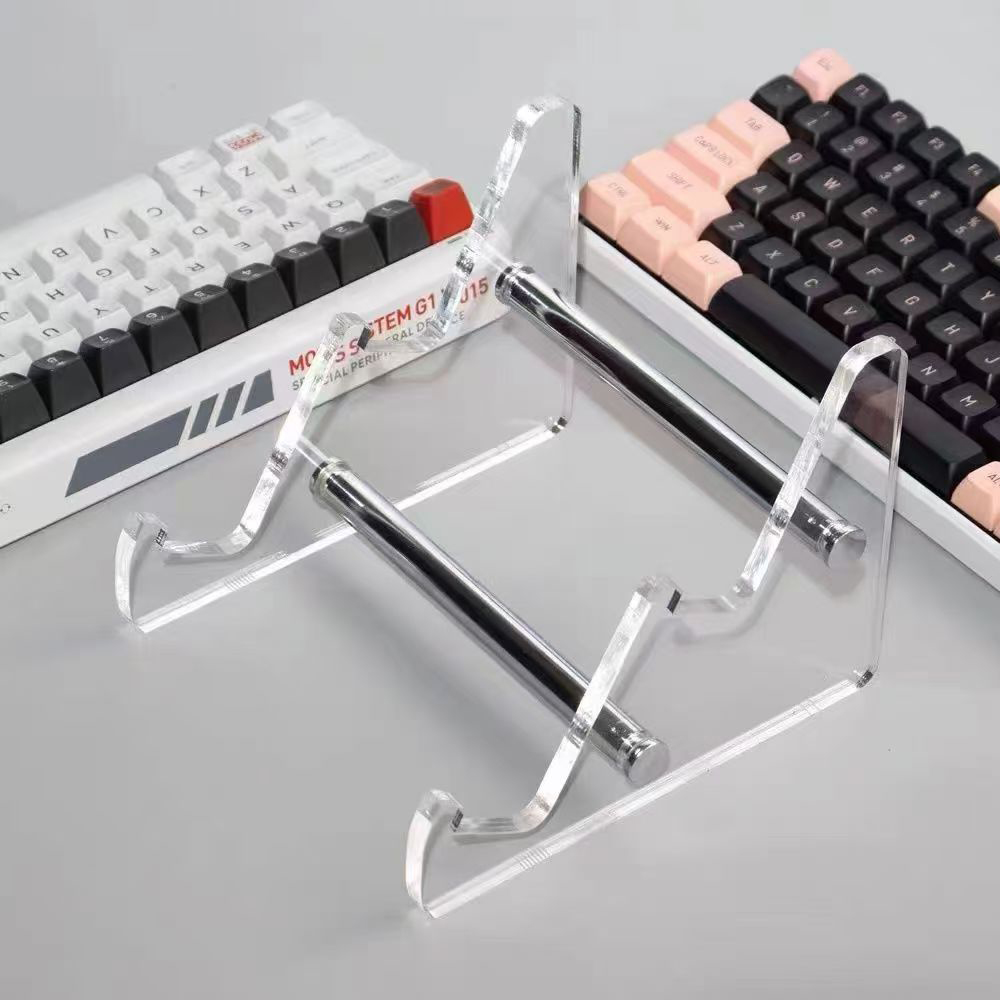 Keyboard Gaming Transparent - Acryl mechanische toetsenbord-displaystandaard Transparant 2-laags toetsenbordhouder