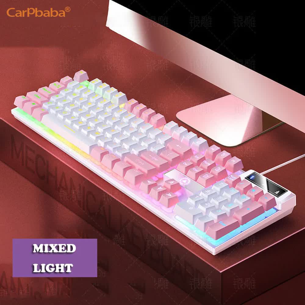 Gaming Keyboard Budget - Carpbaba K500 104-toetsen USB bedraad gamingtoetsenbord