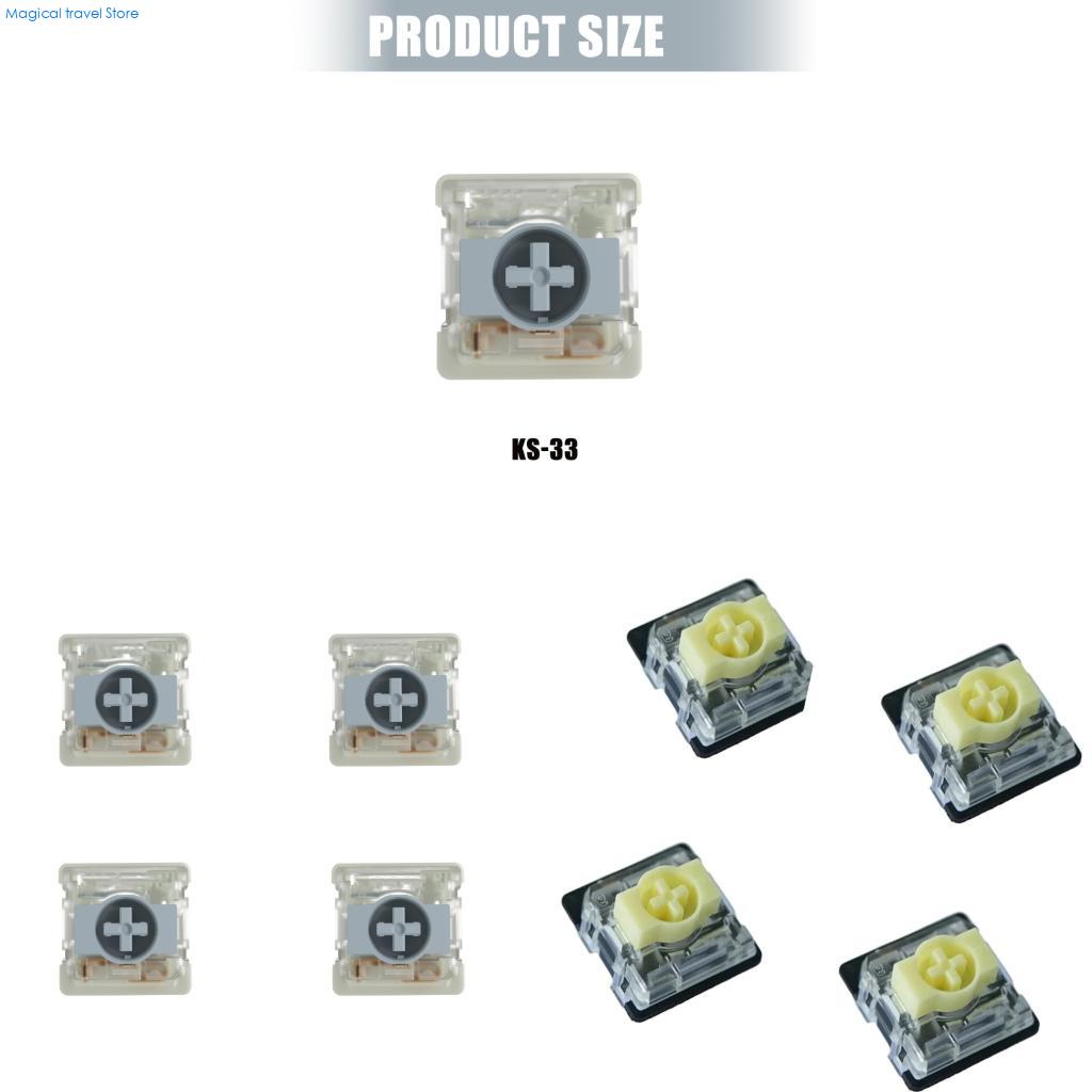 Gaming Keyboard That Is Quiet - 76HD 4 stuks Low Profile-schakelaars Verminderd