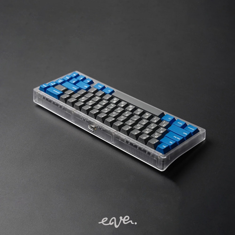 Keyboard Gaming Transparent - Swagkeys EAVE65 Mechanische toetsenbordkit PAKKING Bedraad
