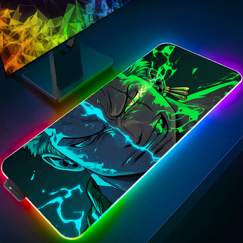Gaming Keyboard Affordable - EEN STUK Zoro Muismat RGB Gaming