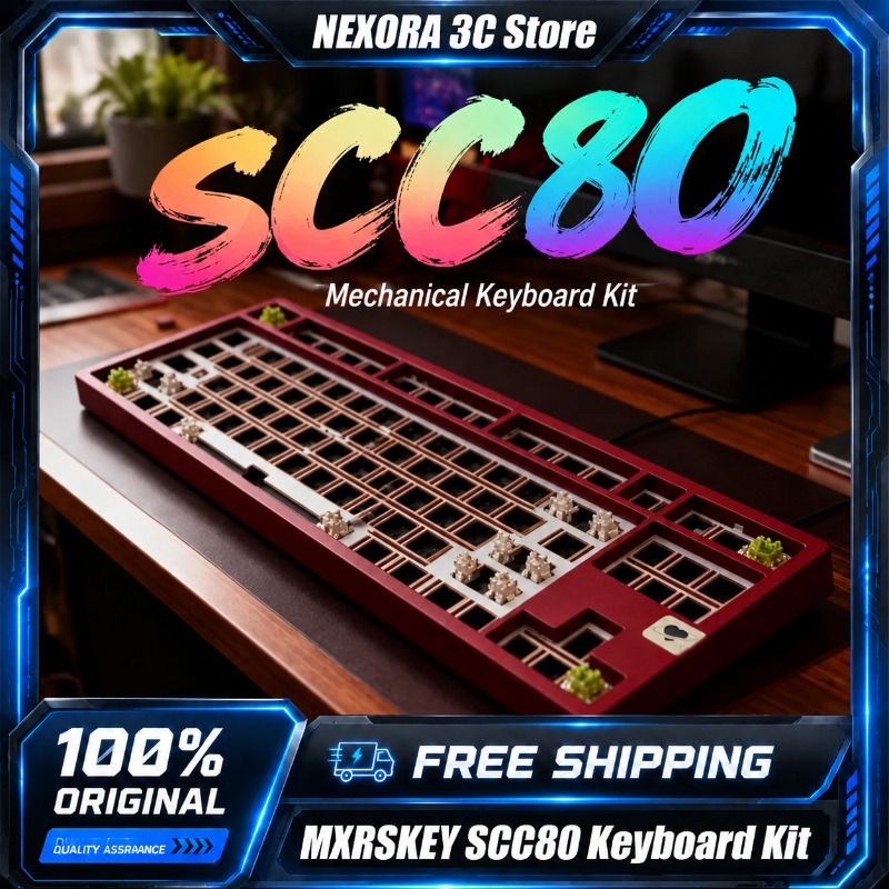 Gaming Keyboard Tkl - MXRSKEY SCC80 Aangepaste mechanische toetsenbordkit 80%
