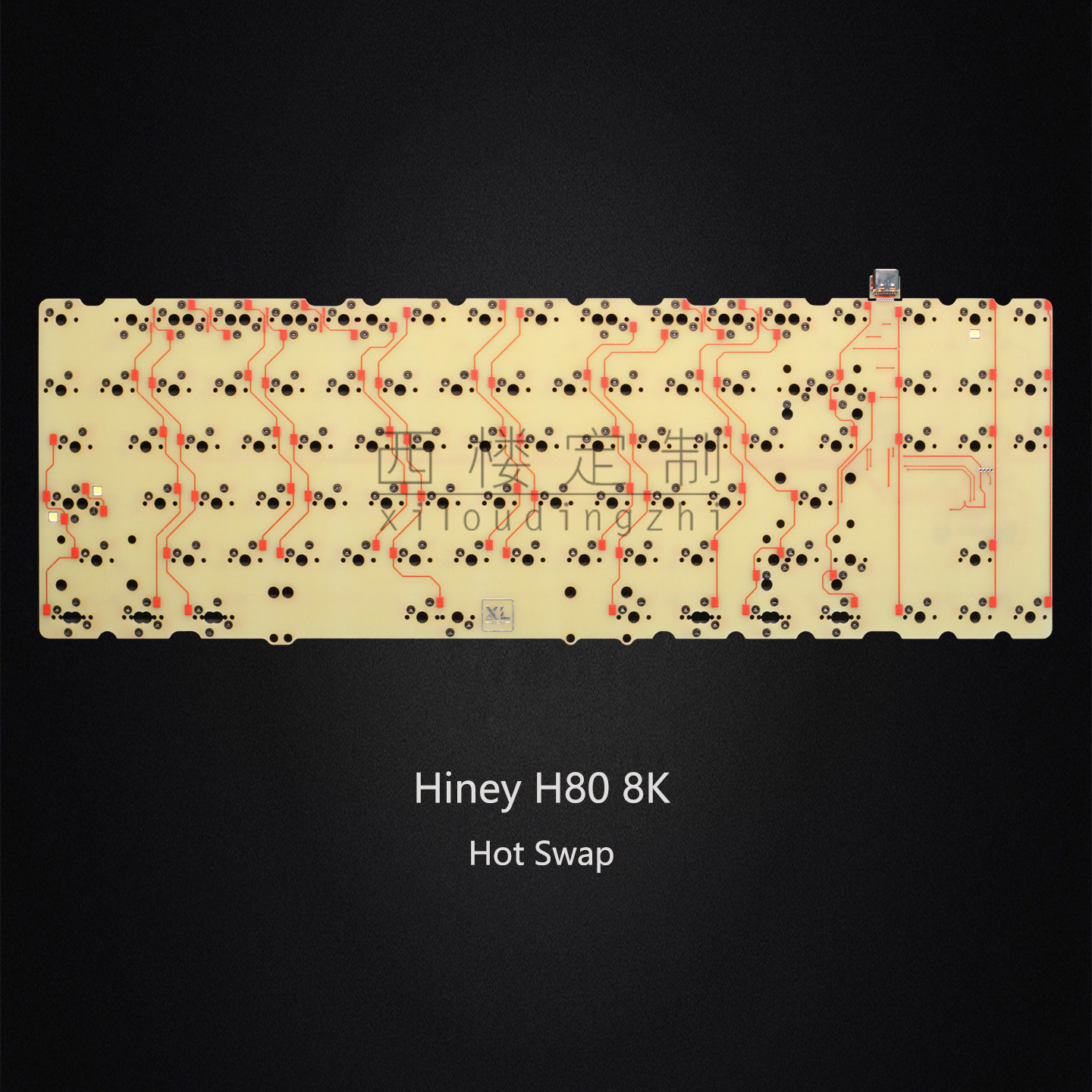 Hot Swap Pcb - 8k hotswap PCB Hiney H80 met