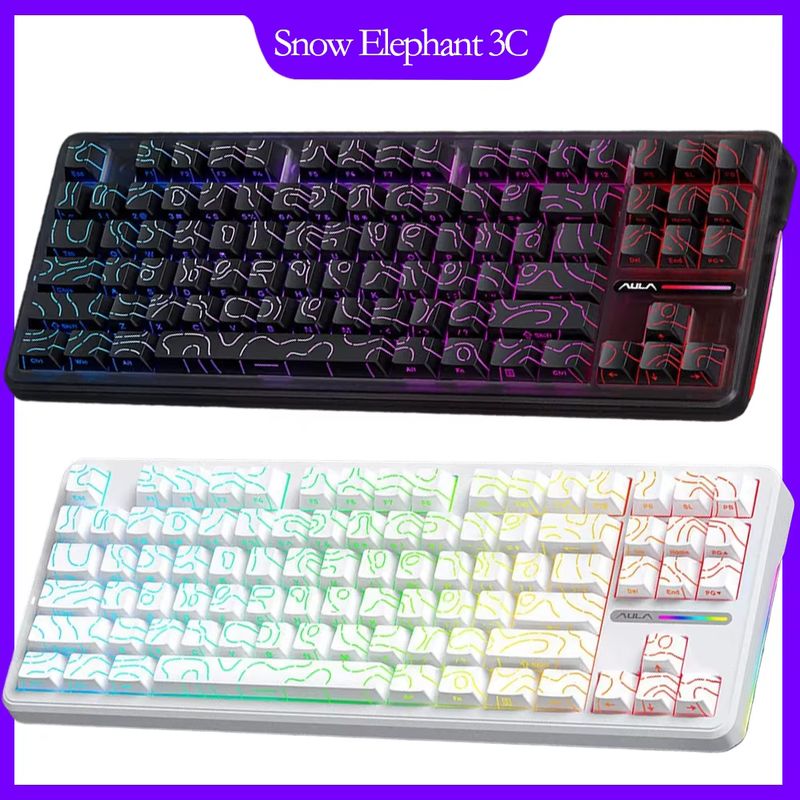 Gaming Keyboard Tkl - Aula F87 Draadloos Mechanisch Toetsenbord 75%