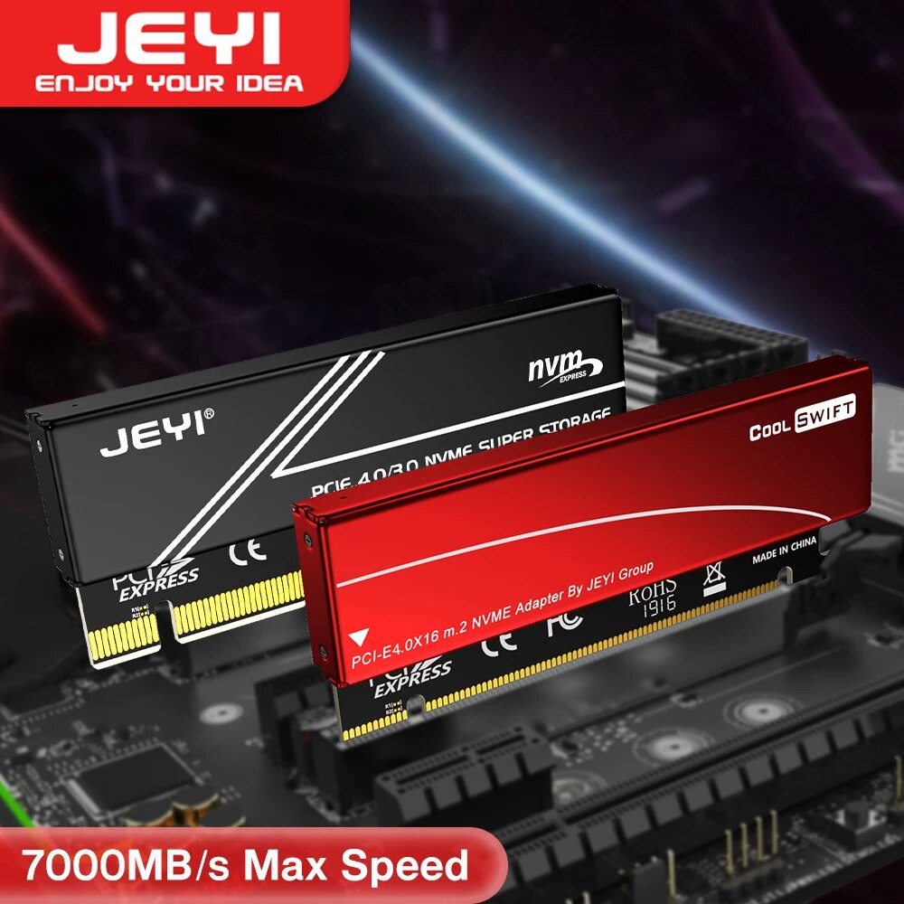 JEYI M.2 NVME naar PCIE 4.0 X1 - Samsung Ssd 980 Pro recensie en prijs