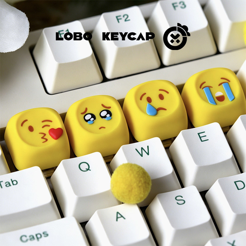 Hot Emoji Keycaps Kawaii Geper - Gaming Keyboard Emoji recensie en prijs