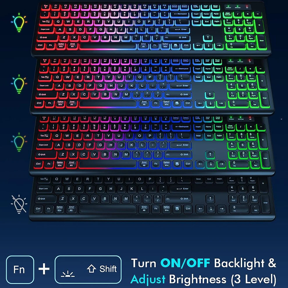 Draadloos toetsenbord en muisc - Gaming Keyboard Budget recensie en prijs