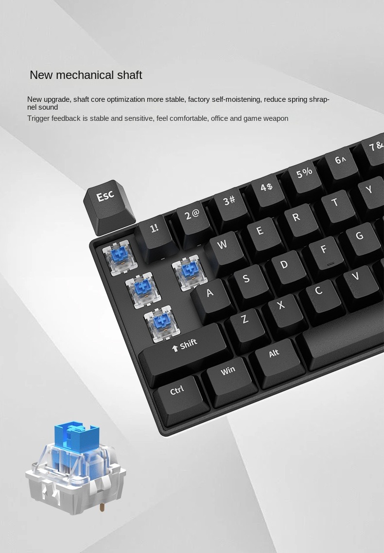 Gamingtoetsenbord Wit Mechanis - Gaming Keyboard Budget recensie en prijs