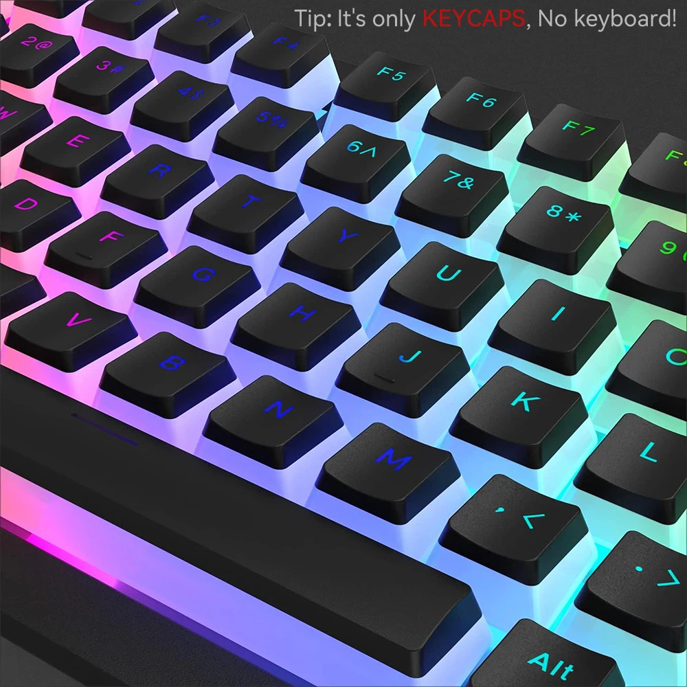 Nieuwe Pudding PBT Keycaps 129 - Gaming Keyboard Budget recensie en prijs