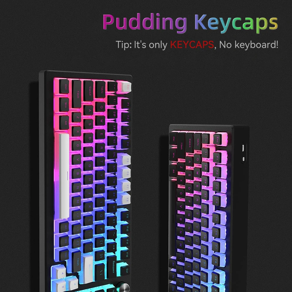 Nieuwe Pudding PBT Keycaps 129 - Gaming Keyboard Budget recensie en prijs