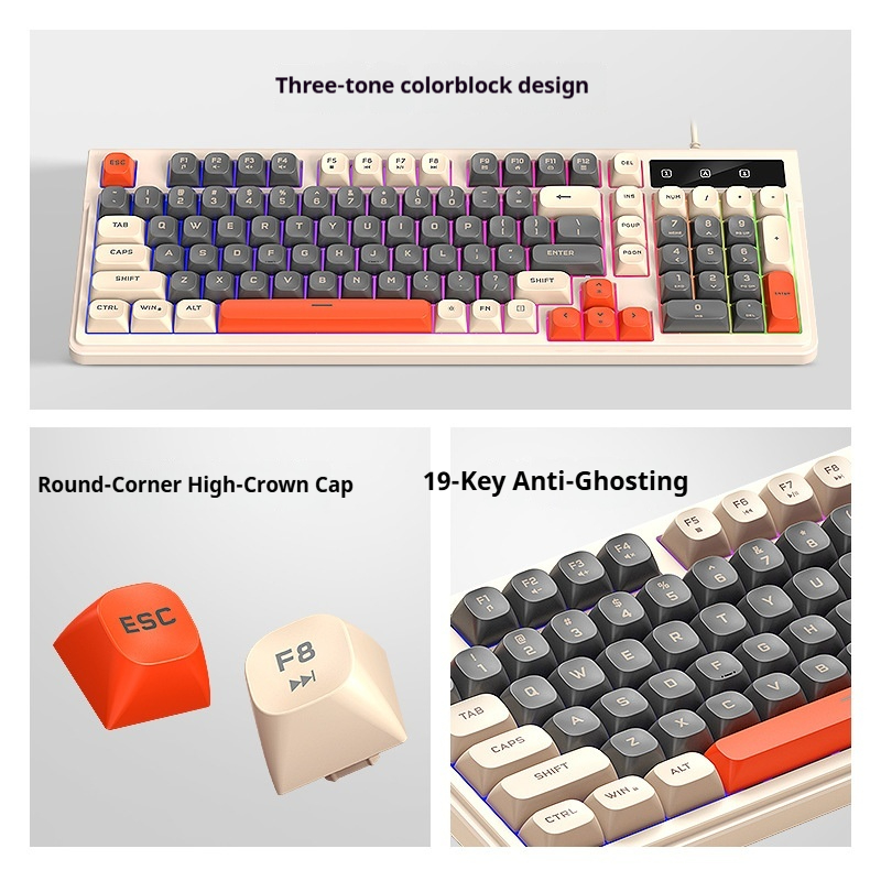 Stil 98-toetsen gamingtoetsenb - Gaming Keyboard That Is Quiet recensie en prijs