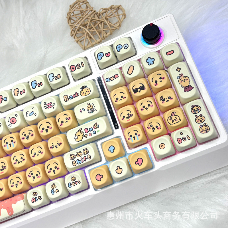 Chiikawa Cute Emoji Keycap Set - Gaming Keyboard Emoji recensie en prijs