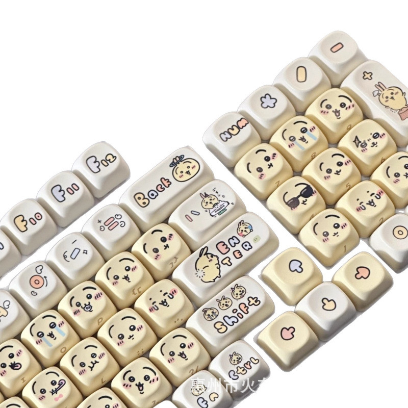 Chiikawa Cute Emoji Keycap Set - Gaming Keyboard Emoji recensie en prijs