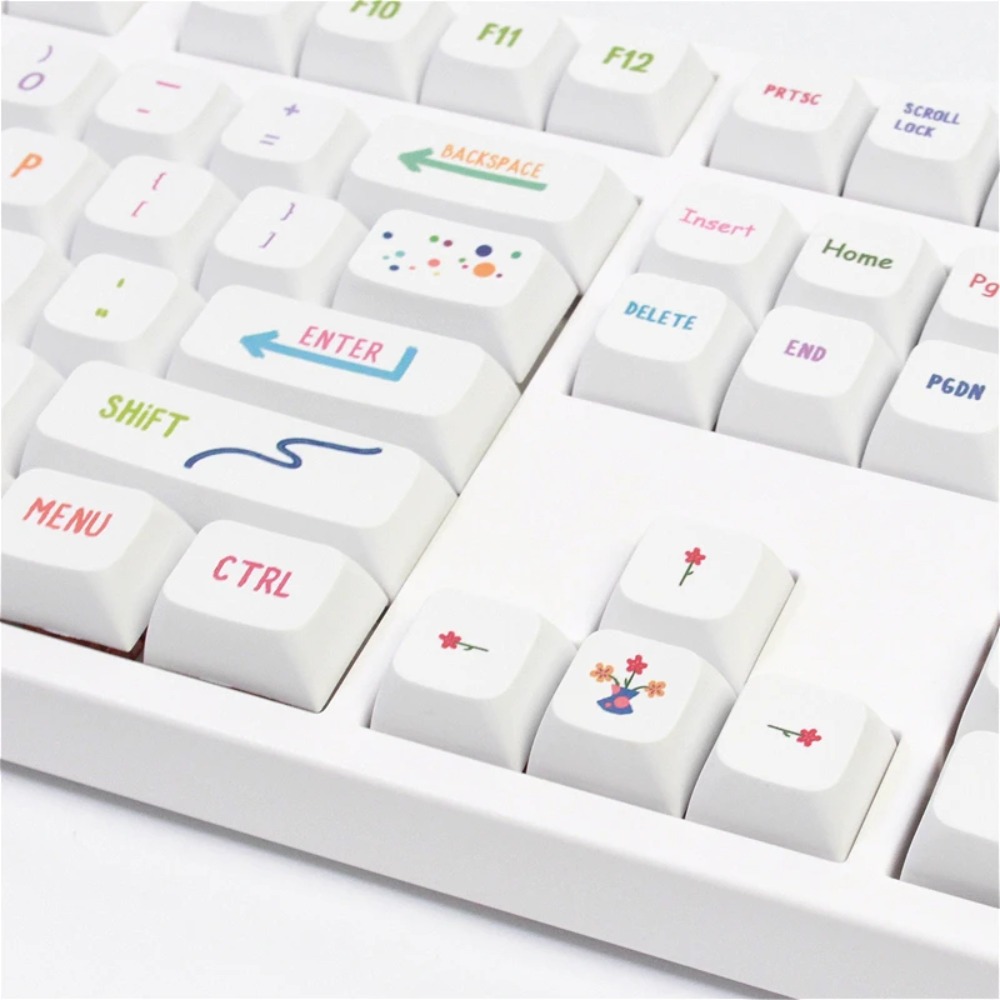 Levendige Summer Art Keycaps 1 - Gaming Keyboard Tkl recensie en prijs
