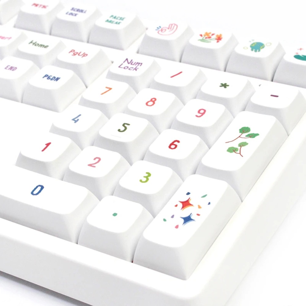 Levendige Summer Art Keycaps 1 - Gaming Keyboard Tkl recensie en prijs