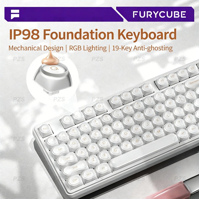 IP98 FURYCUBE Bedraad Gaming-m - Gaming Keyboard Ip98 recensie en prijs