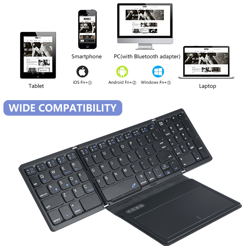 BOW Opvouwbaar Bluetooth-toets - Gaming Keyboard Budget recensie en prijs