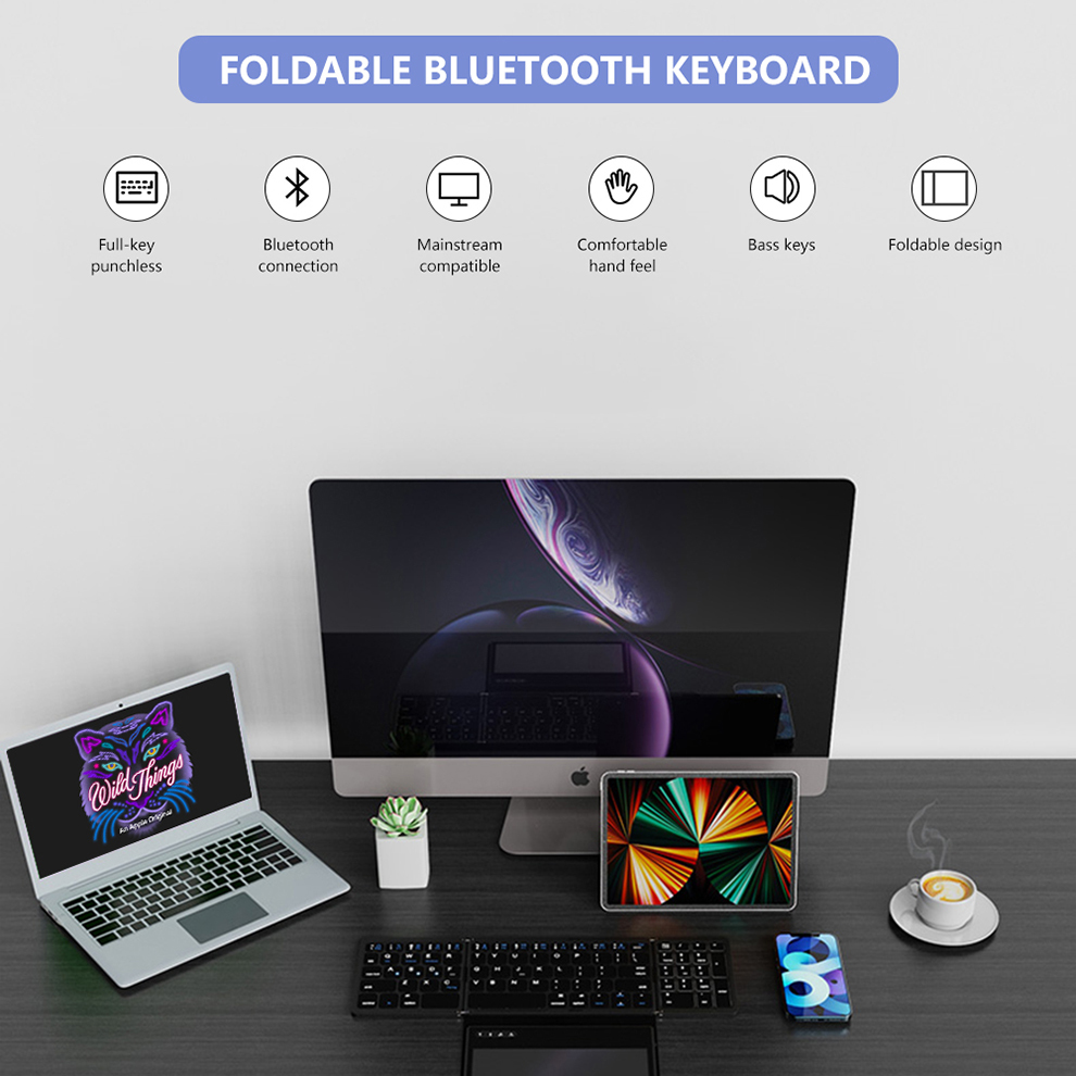 BOW Opvouwbaar Bluetooth-toets - Gaming Keyboard Budget recensie en prijs