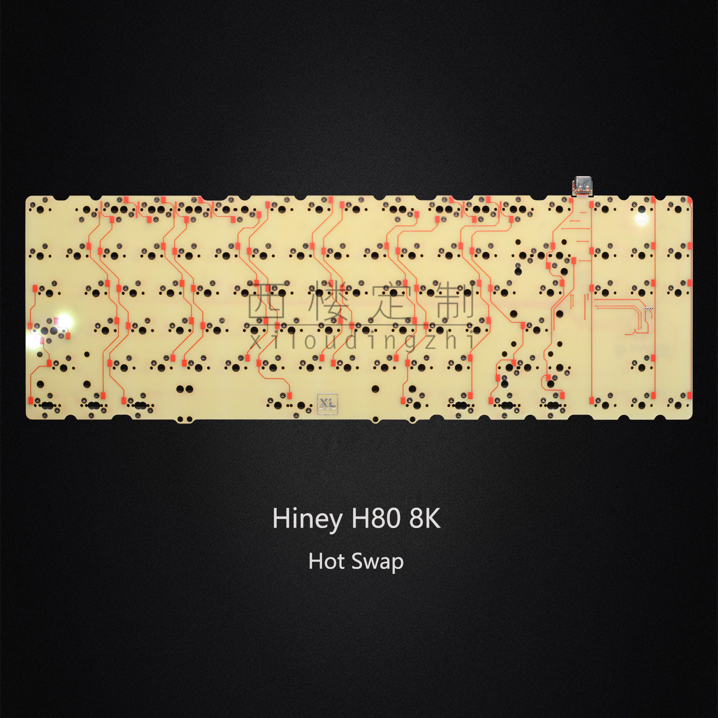 8k hotswap PCB Hiney H80 met C - Hot Swap Pcb recensie en prijs
