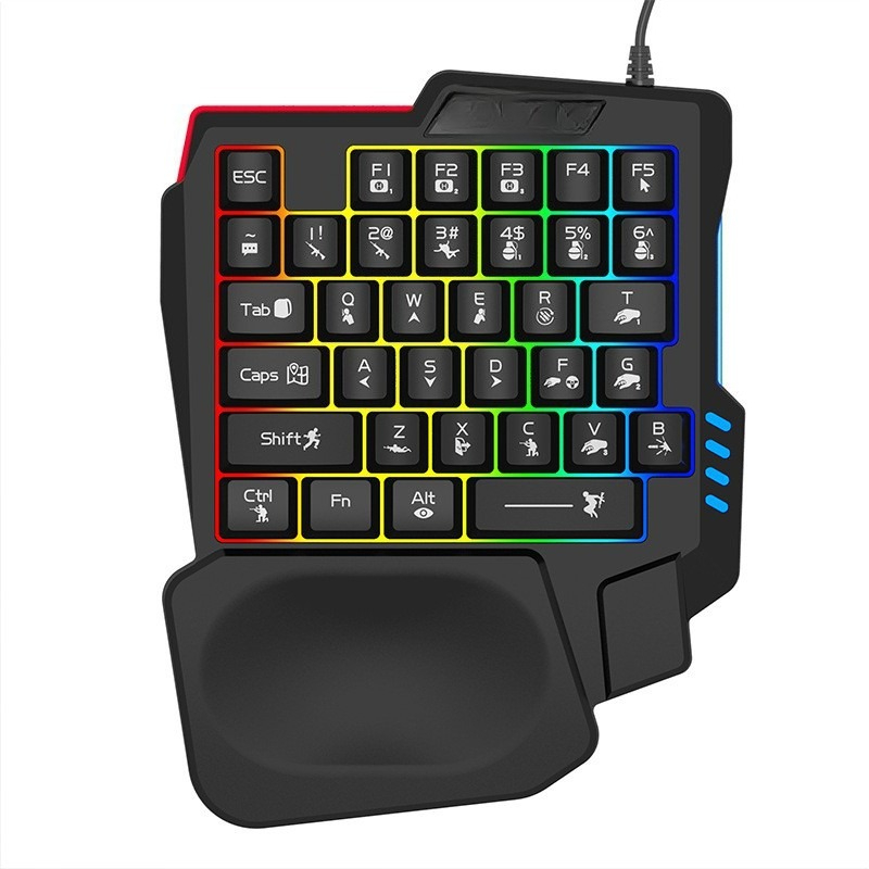 K5 éénhands-toetsenbord Gungod - Keyboard Gaming Amazon recensie en prijs