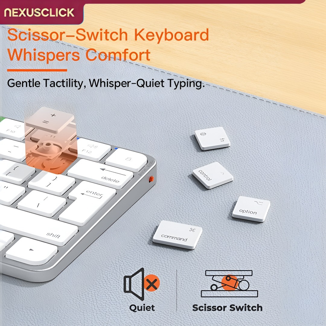 NexusClick Ultra Slim draadloo - Gaming Keyboard That Is Quiet recensie en prijs