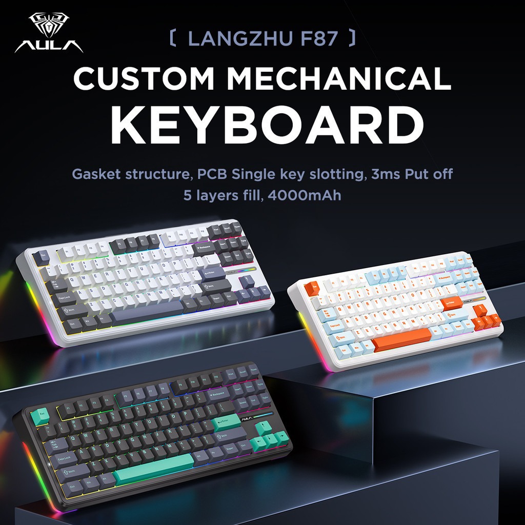 Aula F87 Pro mechanisch toetse - Gaming Keyboard Tkl recensie en prijs